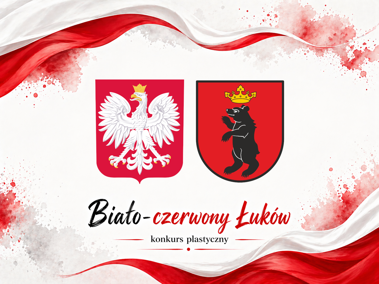 Konkurs plastyczny "Biało-czerwony Łuków"