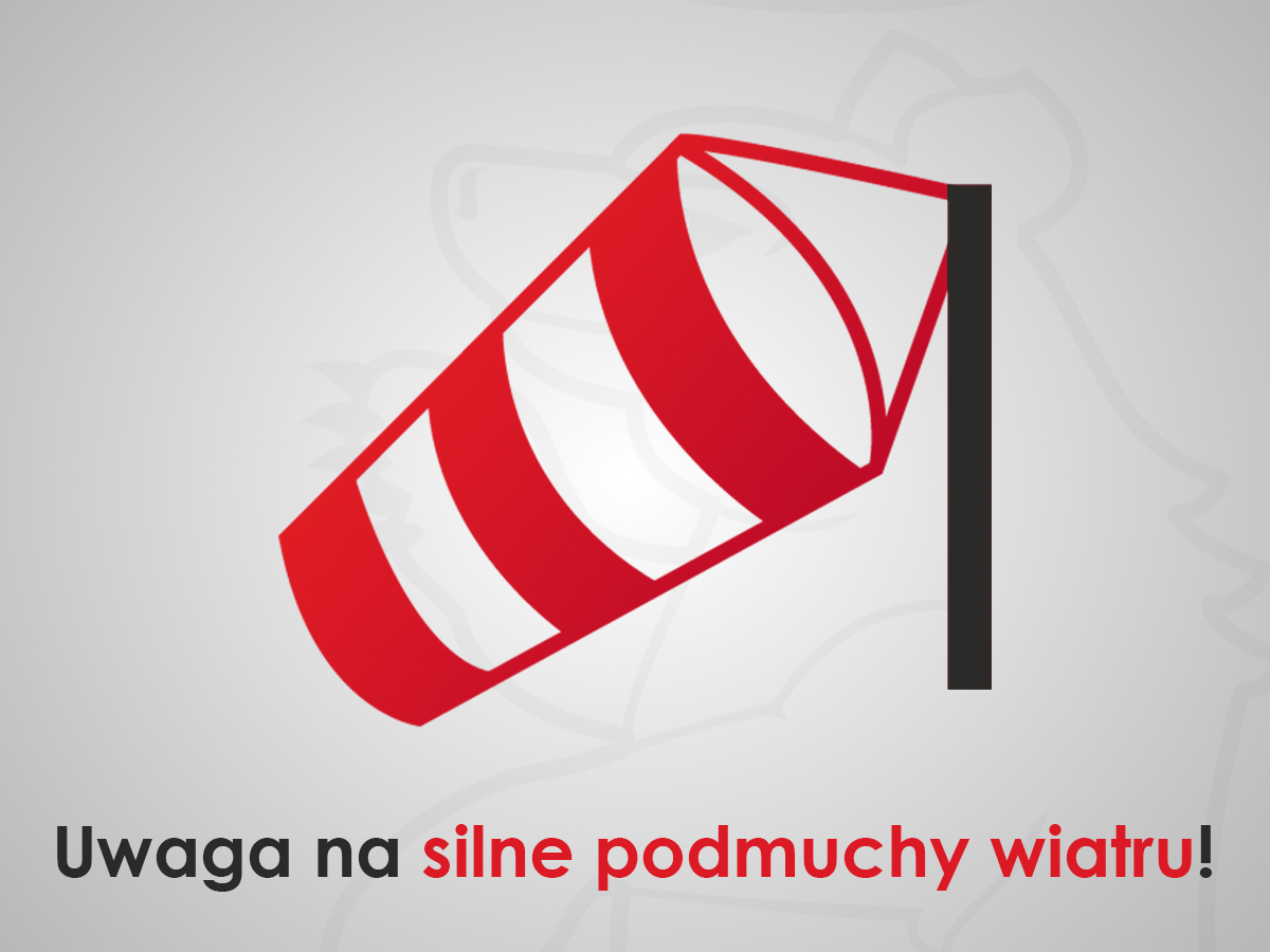 Ostrzeżenie przed silnym wiatrem